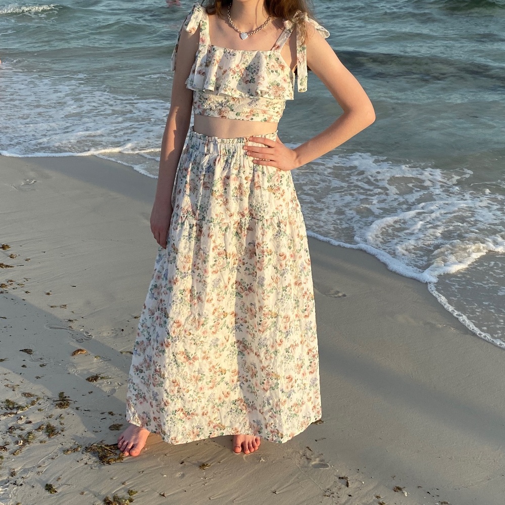 Altar’d State Floral Two Piece Set Size: S